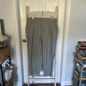 a new day Gray Plaid Dress Pants